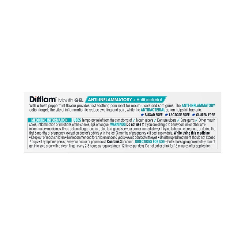 Difflam Mouth Gel 10g