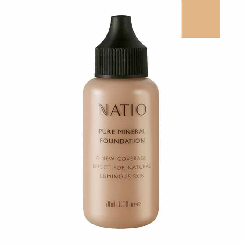 Natio Natio Pure Mineral Liquid Foundation Medium Tan 50ml 11049954