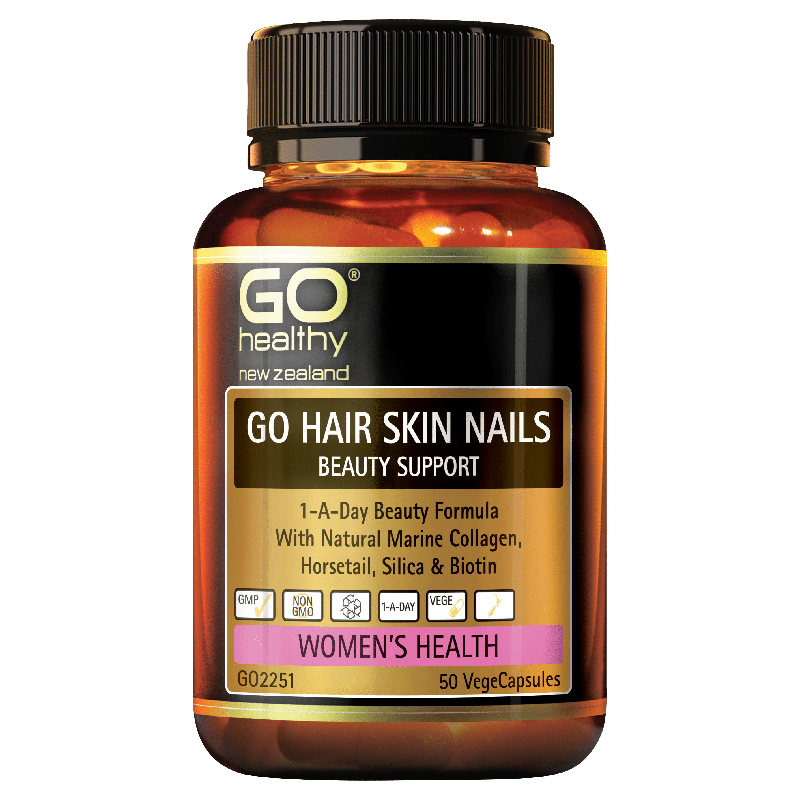 GO Healthy GO Healthy GO Hair Skin Nails Beauty Support VegeCapsules 50s 11071255