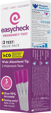 EasyCheck Pregnancy Test Midstream 3s