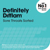 Difflam Plus Anaesthetic + Antibacterial + Anti-Inflammatory Sore Throat Triple Action Eucalyptus & Menthol Lozenges 16s