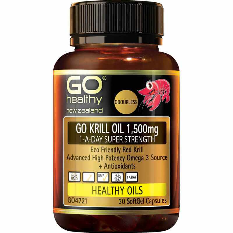 GO Healthy GO Healthy GO Krill Oil 1500mg Capsules 30s 11273193