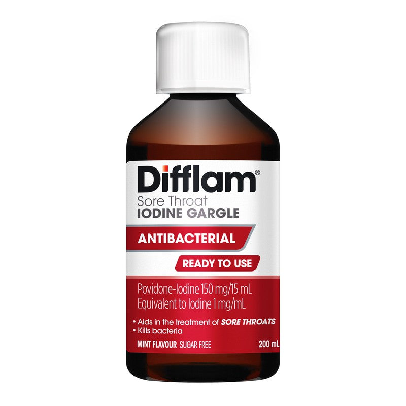 Difflam Ready to Use Sore Throat Gargle 200ml