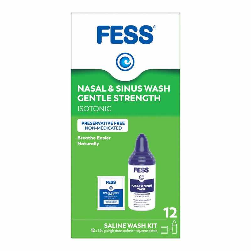 Fess Fess Nasal & Sinus Wash Kit Gentle Strength 1.94g 12pk 20027990