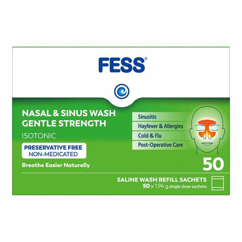 Fess Fess Nasal & Sinus Wash Refill Gentle Strength 50pk 20027991