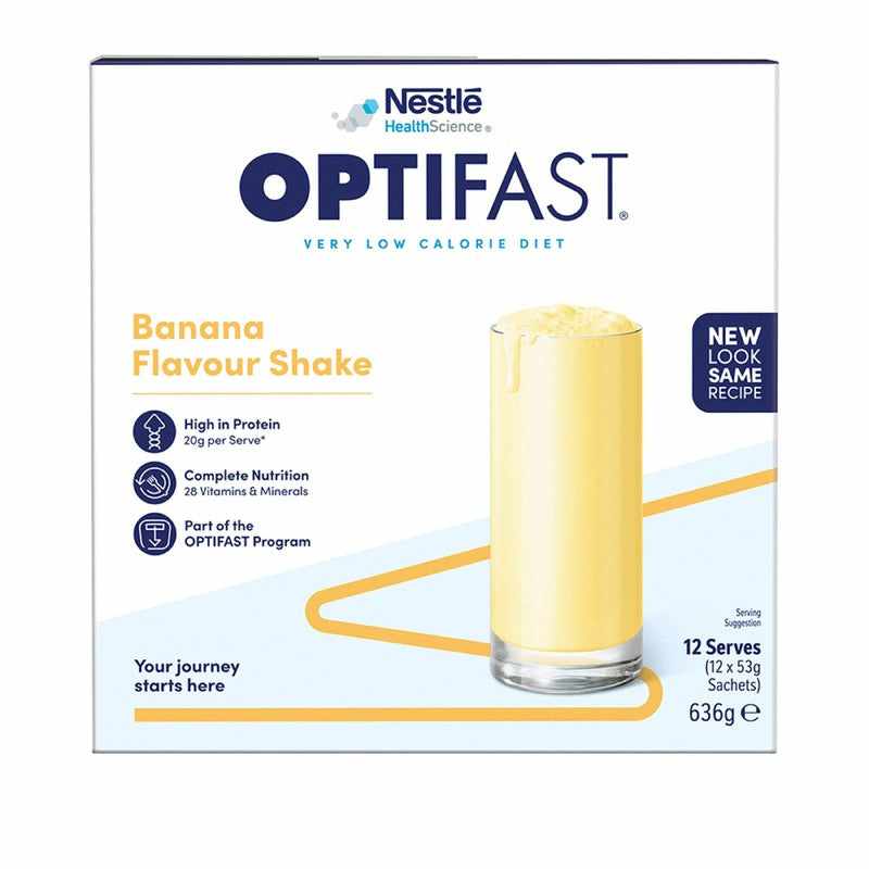 Optifast Optifast VLCD Shake Sachets Banana 12pk 20030620