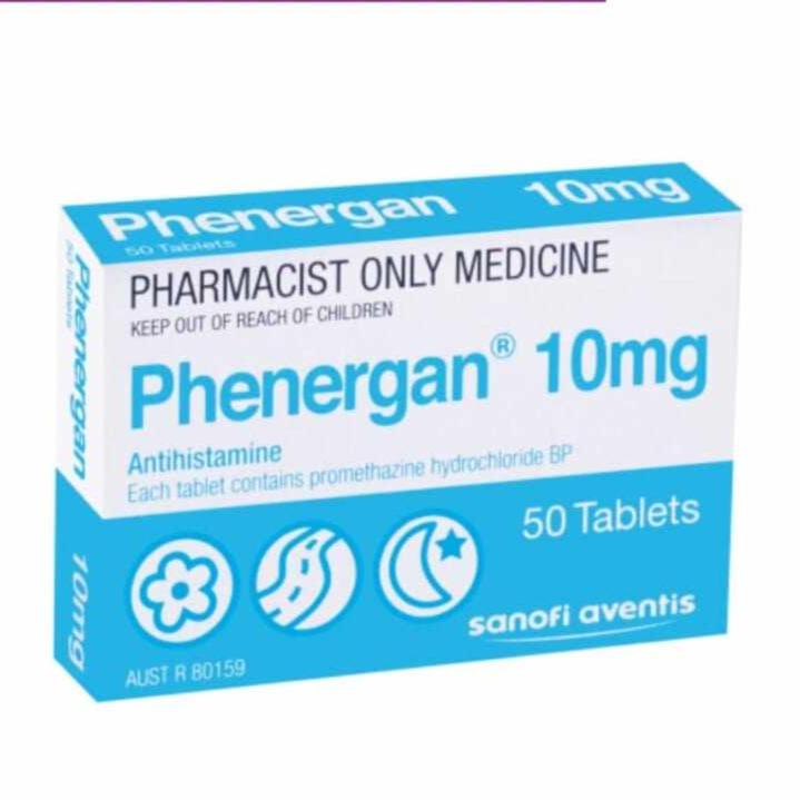 Phenergan FC Tabs 10mg 50s – Life Pharmacy