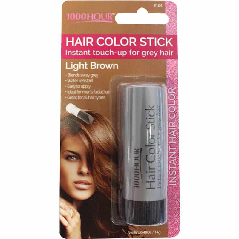 1000 Hour 1000 Hour Hair Colour Stick Light Brown Light Brown 14g 11273484