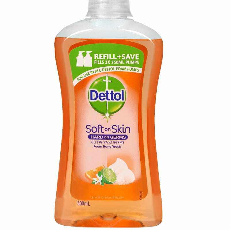 Dettol Hand Wash Foam. Refill L/O 500ml – Life Pharmacy