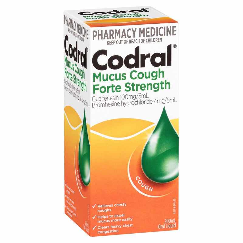 Codral Mucus Cough Forte Strength 200ml – Life Pharmacy