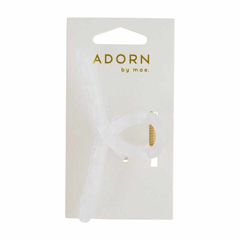 Adorn by Mae Adorn by Mae Claw Grip Slim Frosted Clear 20021107