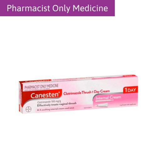 Canesten One Day Treatment Cream 10% 5g (Pharmacist Only Medicine