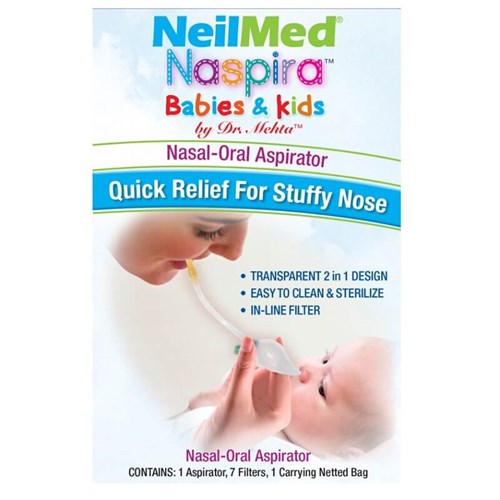 NeilMed Aspirator - Battery Operated Nasal Aspirator for Babies & Kids…